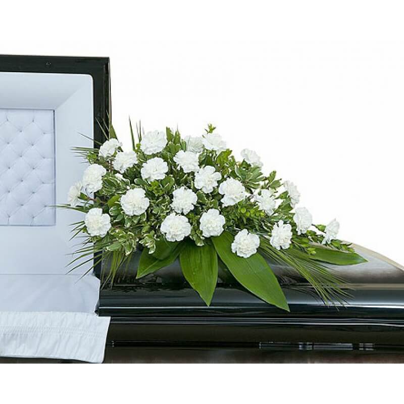 Simple Love Casket Spray :: Karen's Flower Shop