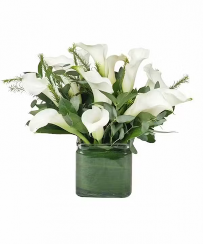 Modern White Calla Lilies