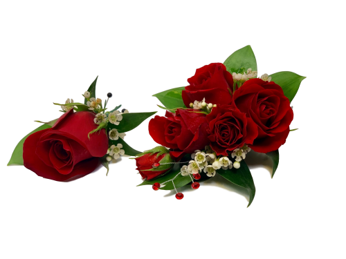 Red Rose Boutonnière by BloomNation™ in Marina Del Rey, CA
