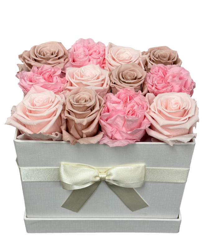 Eternal Rose Box Collection - Pastel Garden Roses