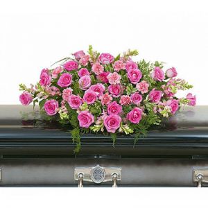 Peaceful Pink Casket Spray