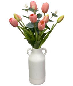 Faux Farmhouse Tulips